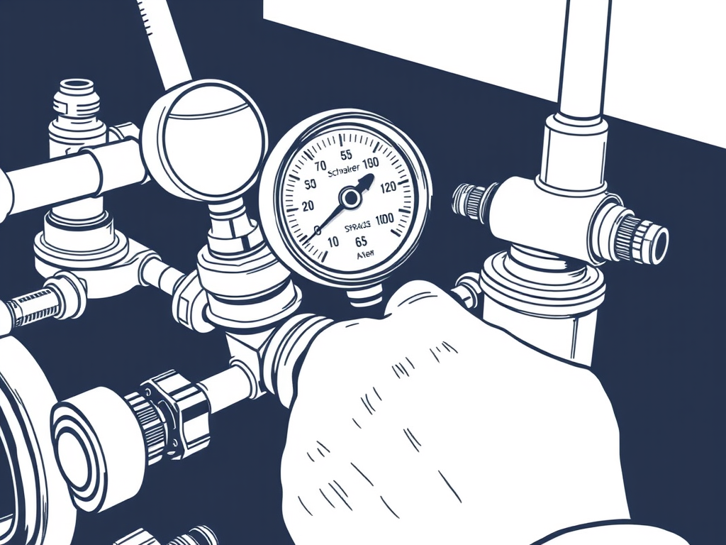 Recharging a boiler expansion vessel using a pressure pump